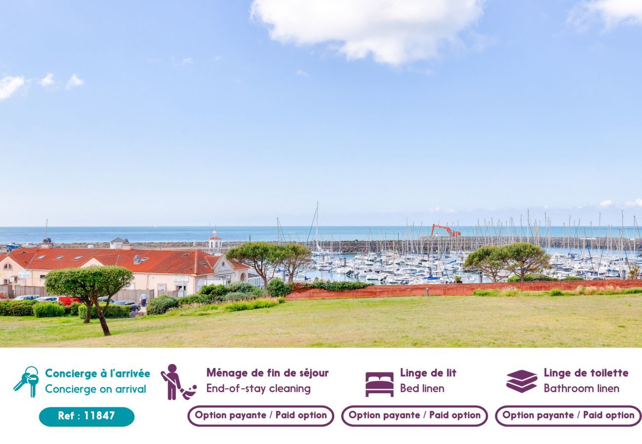 Apartamento en Talmont-Saint-Hilaire - Apartamento con vistas al mar, al puerto deportivo