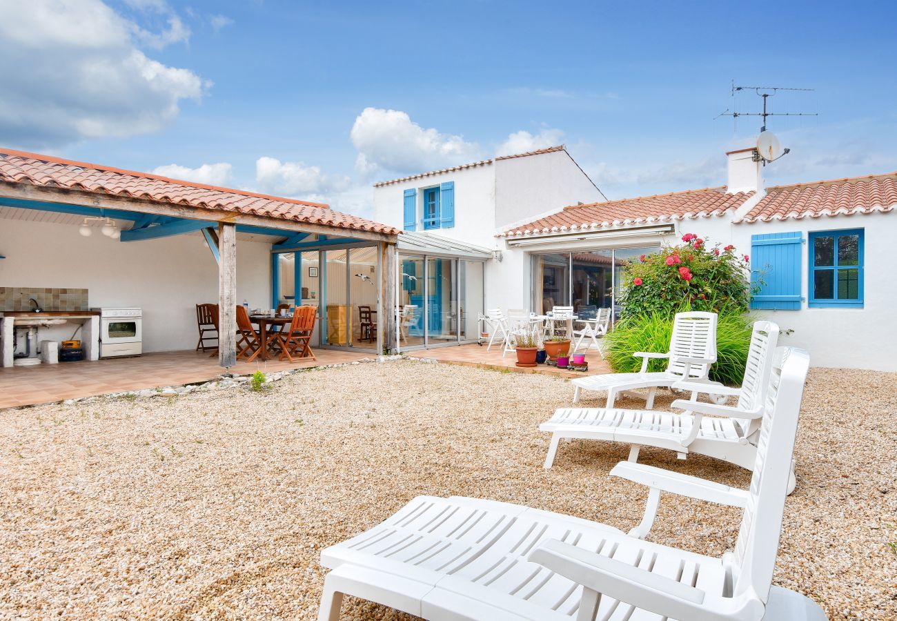 Casa en Noirmoutier-en-l´Ile - Casa con terraza - 900m plage des Sableaux