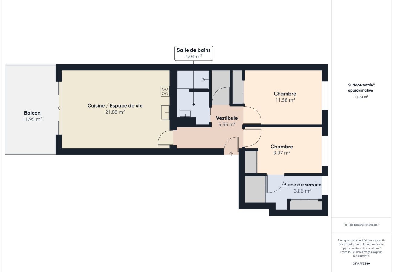 Apartamento en Saint-Hilaire-de-Riez - Piso para 4- Centro de ciudad- 350m de la estación