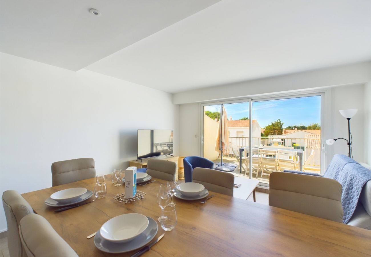 Apartamento en Saint-Hilaire-de-Riez - Piso para 4- Centro de ciudad- 350m de la estación