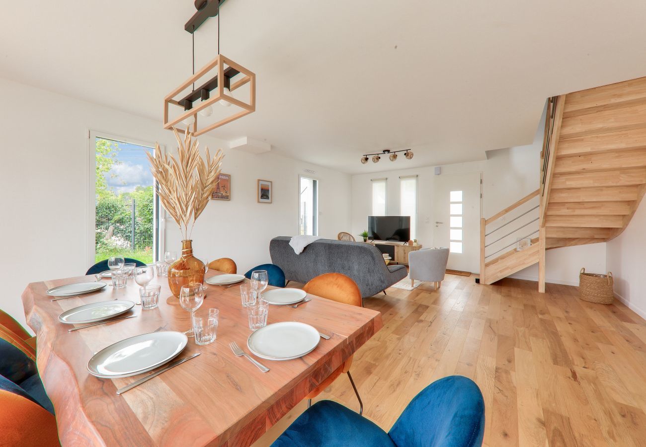 Casa en Le Tour-du-Parc - A 800m de las playas - Casa nueva para 8