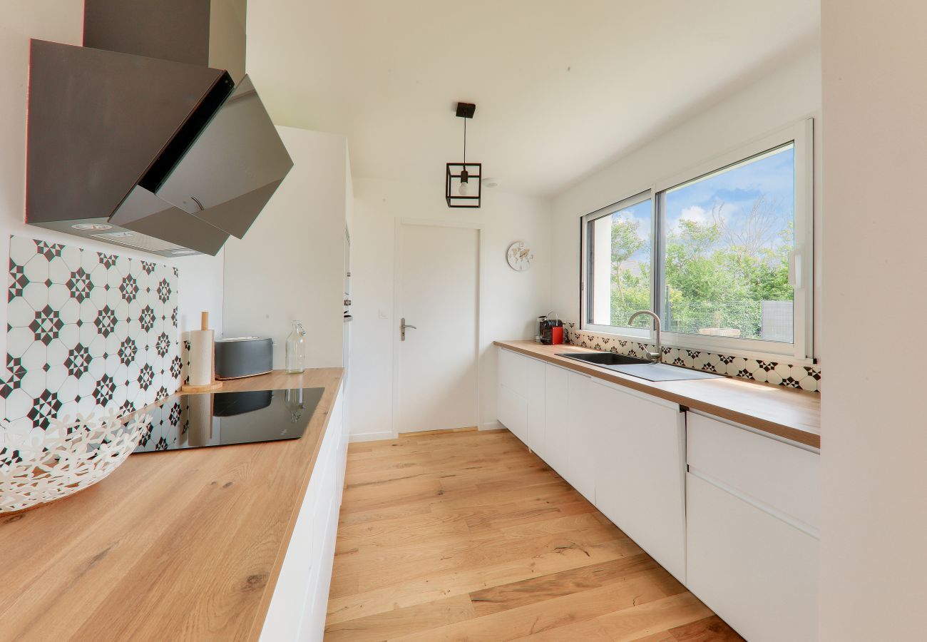 Casa en Le Tour-du-Parc - A 800m de las playas - Casa nueva para 8