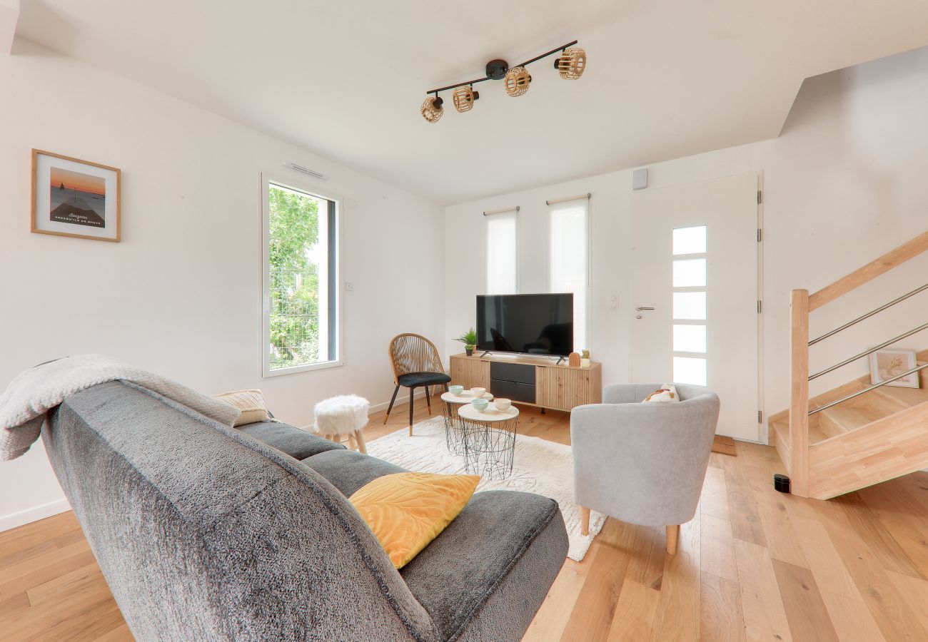 Casa en Le Tour-du-Parc - A 800m de las playas - Casa nueva para 8