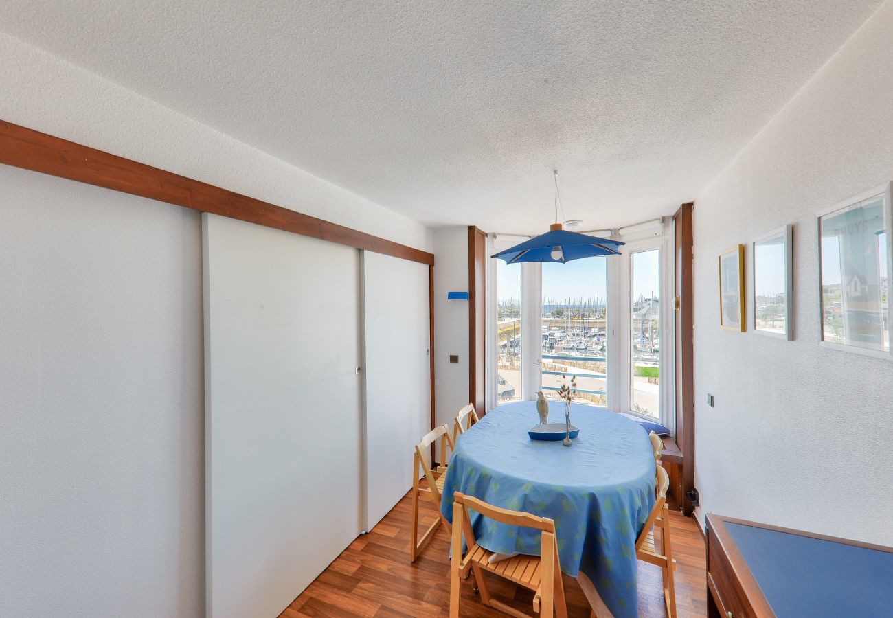 Apartamento en Arzon - Vista del puerto de Crouesty, piso para 5