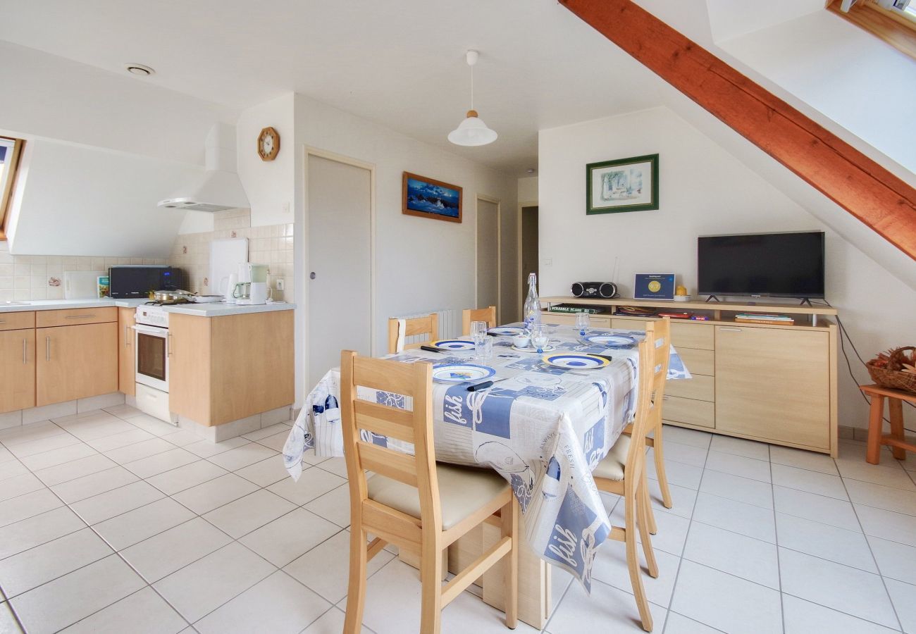 Apartamento en Erquy - 850m de la playa, piso con jardin para 5