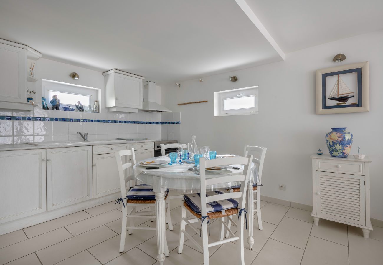 Apartamento en Saint-Michel-Chef-Chef -  Nivel de jardín para 4 a 200 m del mar
