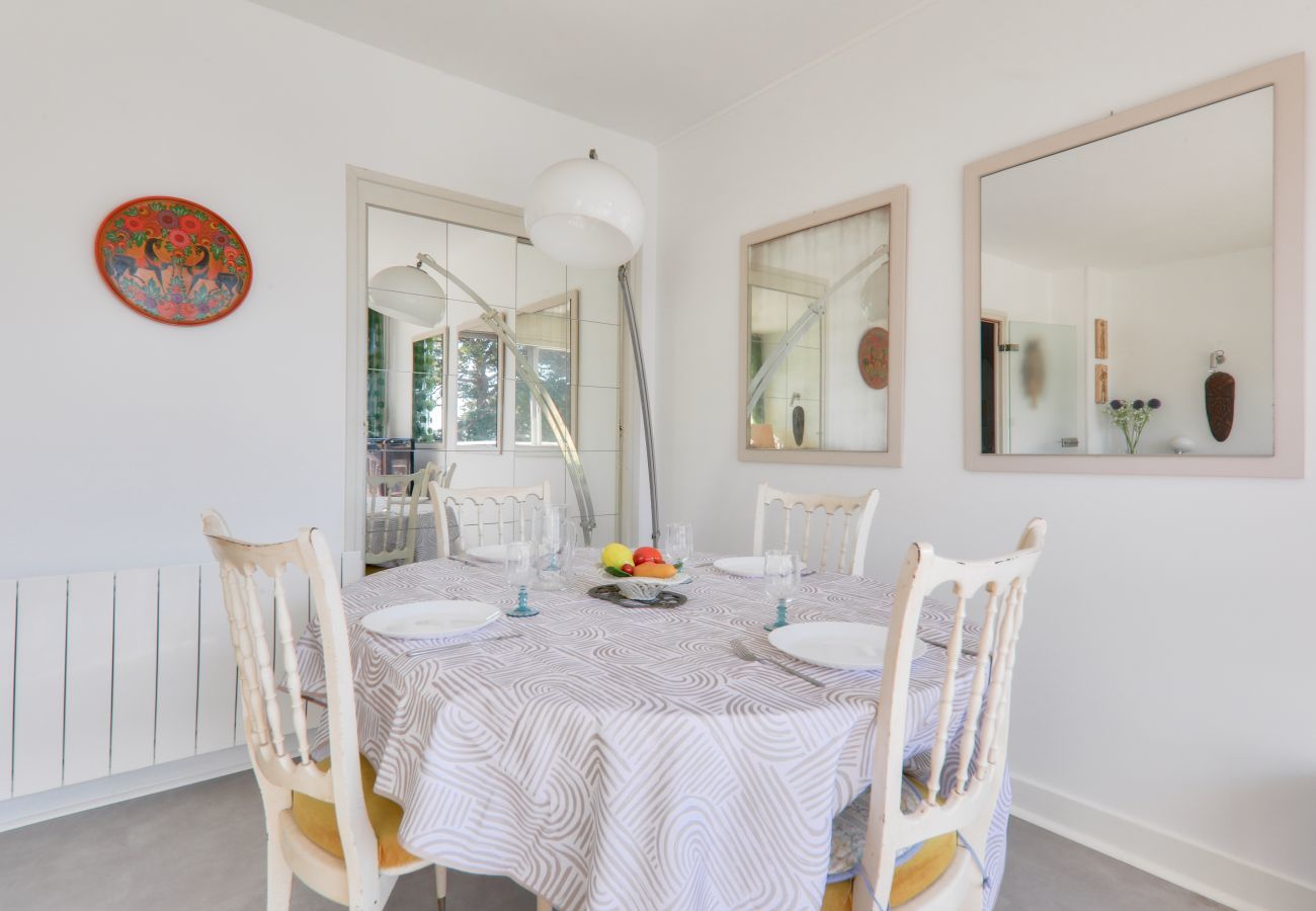 Apartamento en Saint-Philibert - 160m de la playa, vista al mar, piso para 6