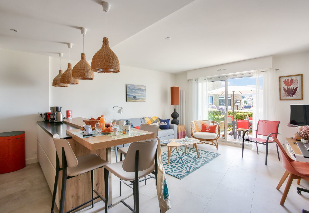 Apartamento en Erquy - A 25m de la playa, vista al mar, piso para 4