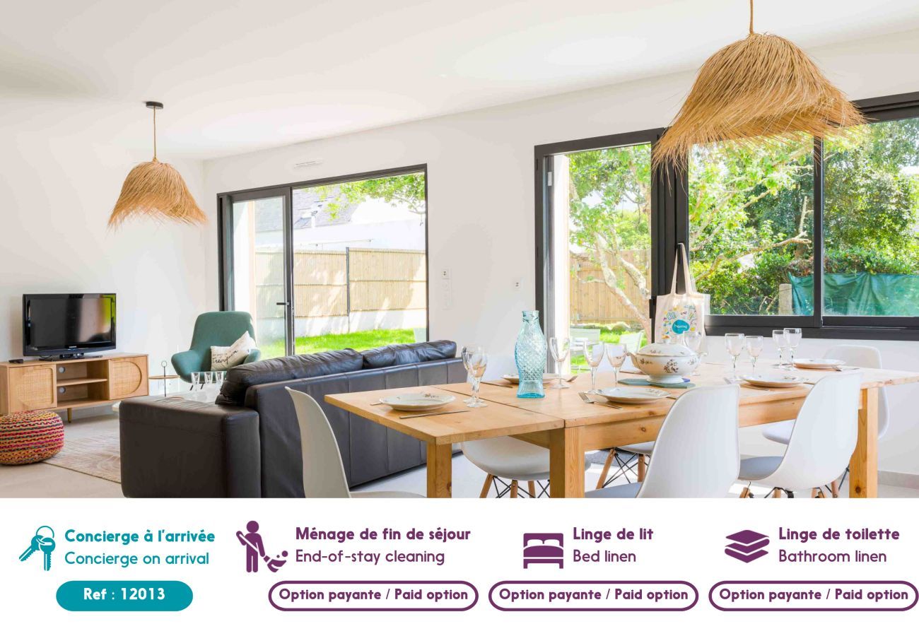 Casa en Trégunc -  490m de la playa, casa nueva para 8