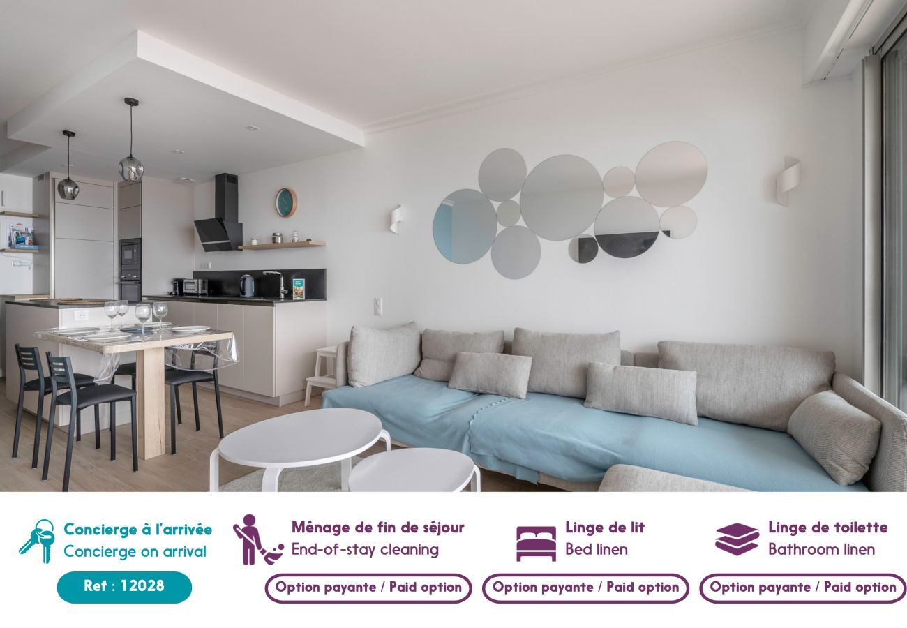 Apartamento en La Baule-Escoublac -  Estancia con vistas al mar para 4 - 20 m de la playa de La Baule