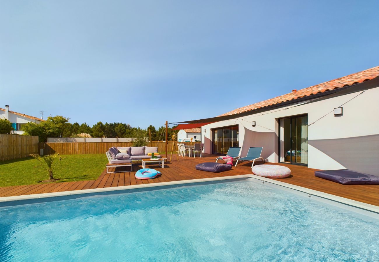 Casa en Saint-Hilaire-de-Riez - Casa para 7 con piscina (6 adultos máximo)