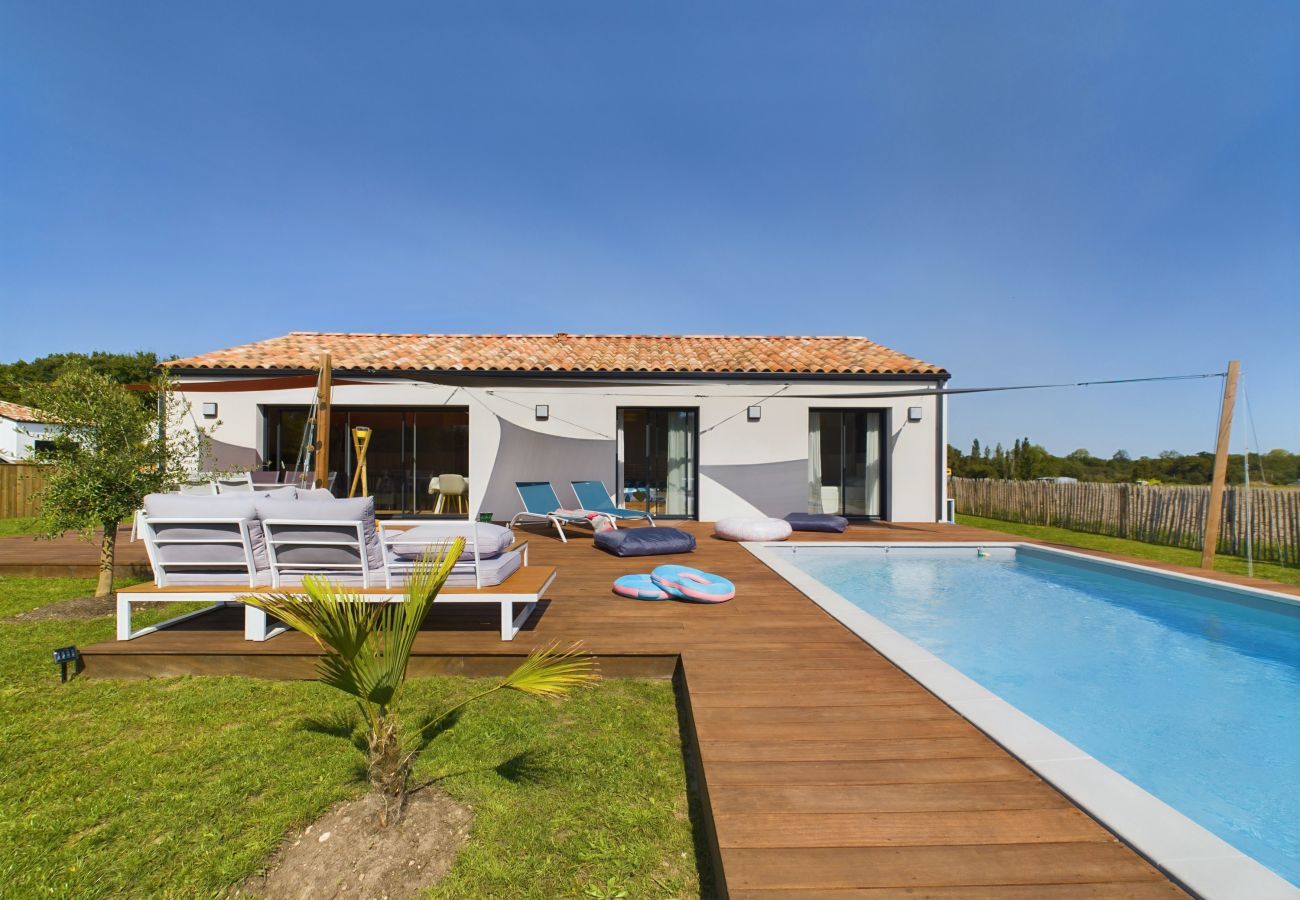 Casa en Saint-Hilaire-de-Riez - Casa para 7 con piscina (6 adultos máximo)