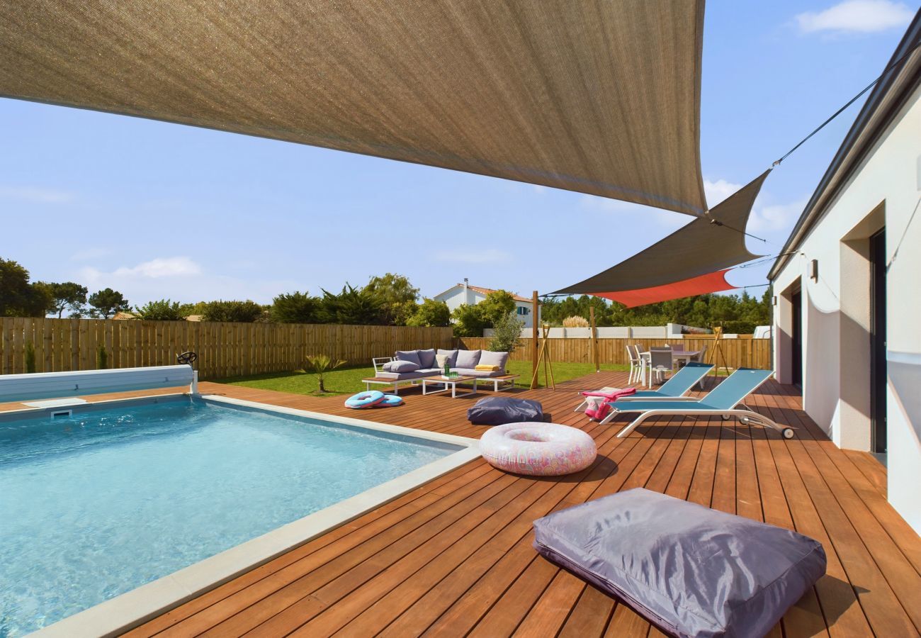 Casa en Saint-Hilaire-de-Riez - Casa para 7 con piscina (6 adultos máximo)