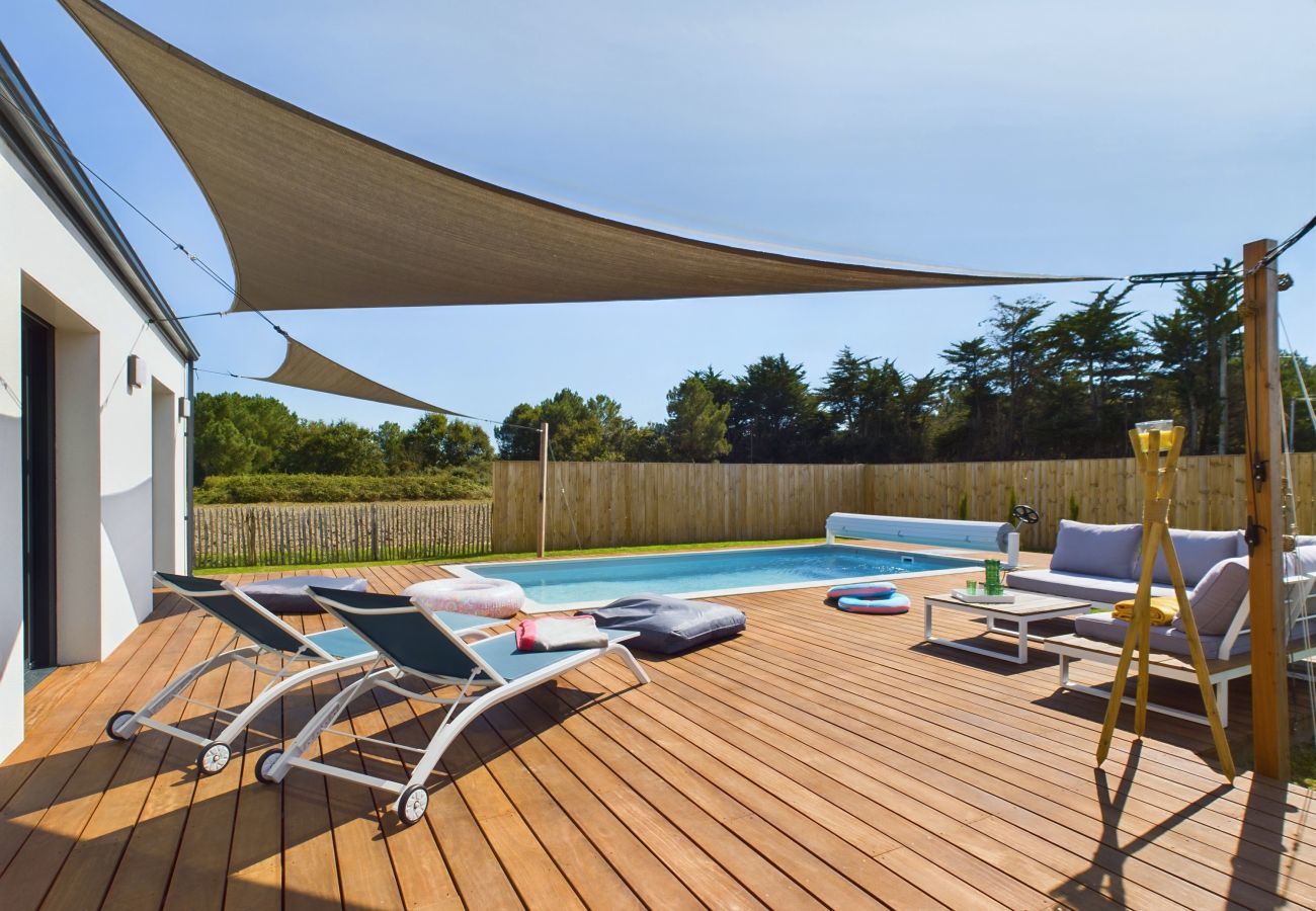 Casa en Saint-Hilaire-de-Riez - Casa para 7 con piscina (6 adultos máximo)