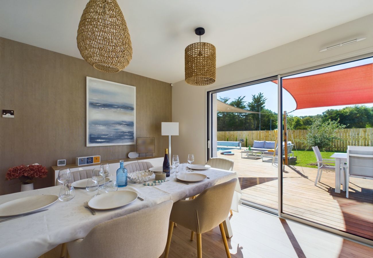 Casa en Saint-Hilaire-de-Riez - Casa para 7 con piscina (6 adultos máximo)