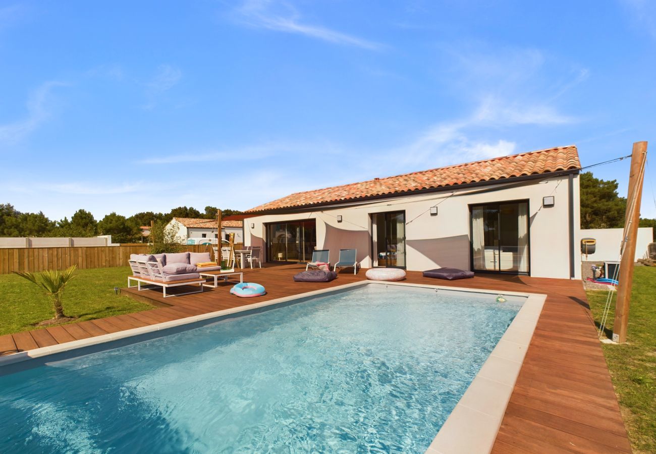 Casa en Saint-Hilaire-de-Riez - Casa para 7 con piscina (6 adultos máximo)