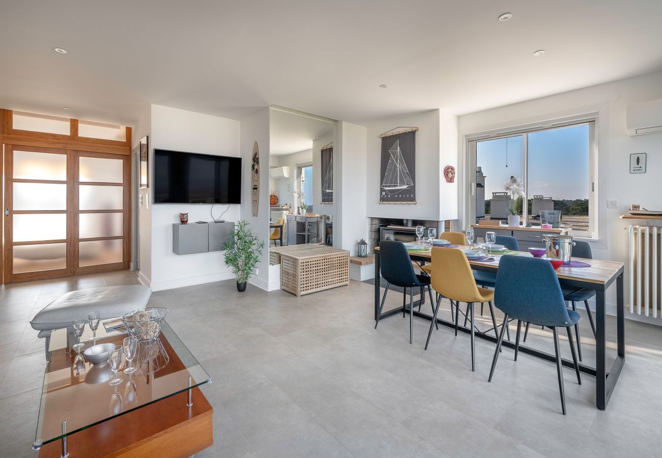 Apartamento en Saint-Brevin-les-Pins -  Aparte. Vista al mar para 4 en St Brevin