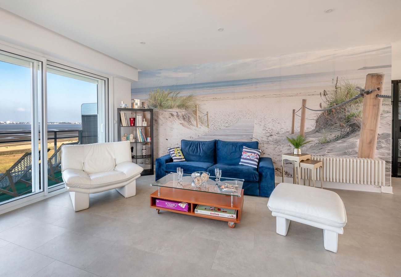 Apartamento en Saint-Brevin-les-Pins -  Aparte. Vista al mar para 4 en St Brevin
