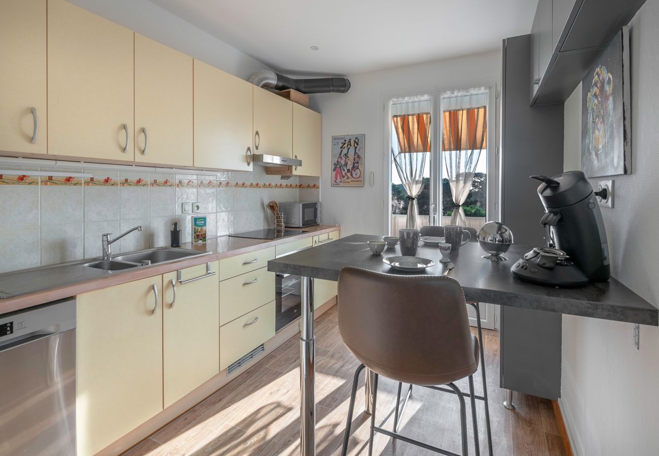 Apartamento en Saint-Brevin-les-Pins -  Aparte. Vista al mar para 4 en St Brevin