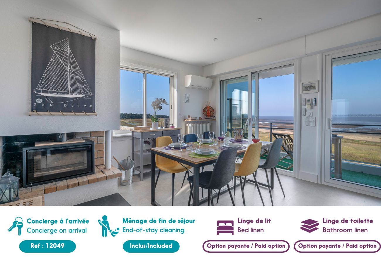 Apartamento en Saint-Brevin-les-Pins -  Aparte. Vista al mar para 4 en St Brevin