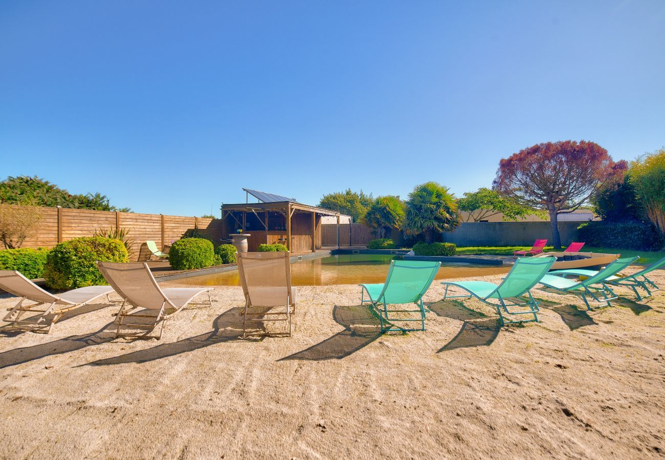 Casa en Saint-Vincent-sur-Jard - Casa para 10 - Laguna natural y relax