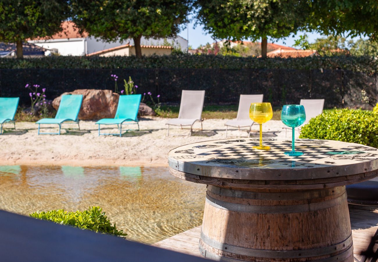 Casa en Saint-Vincent-sur-Jard - Casa para 10 - Laguna natural y relax