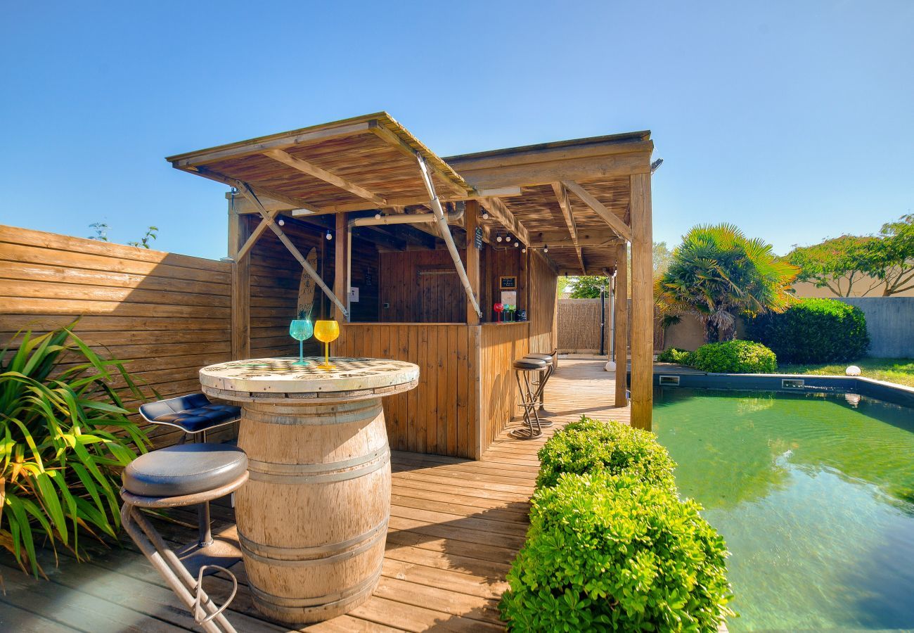 Casa en Saint-Vincent-sur-Jard - Casa para 10 - Laguna natural y relax
