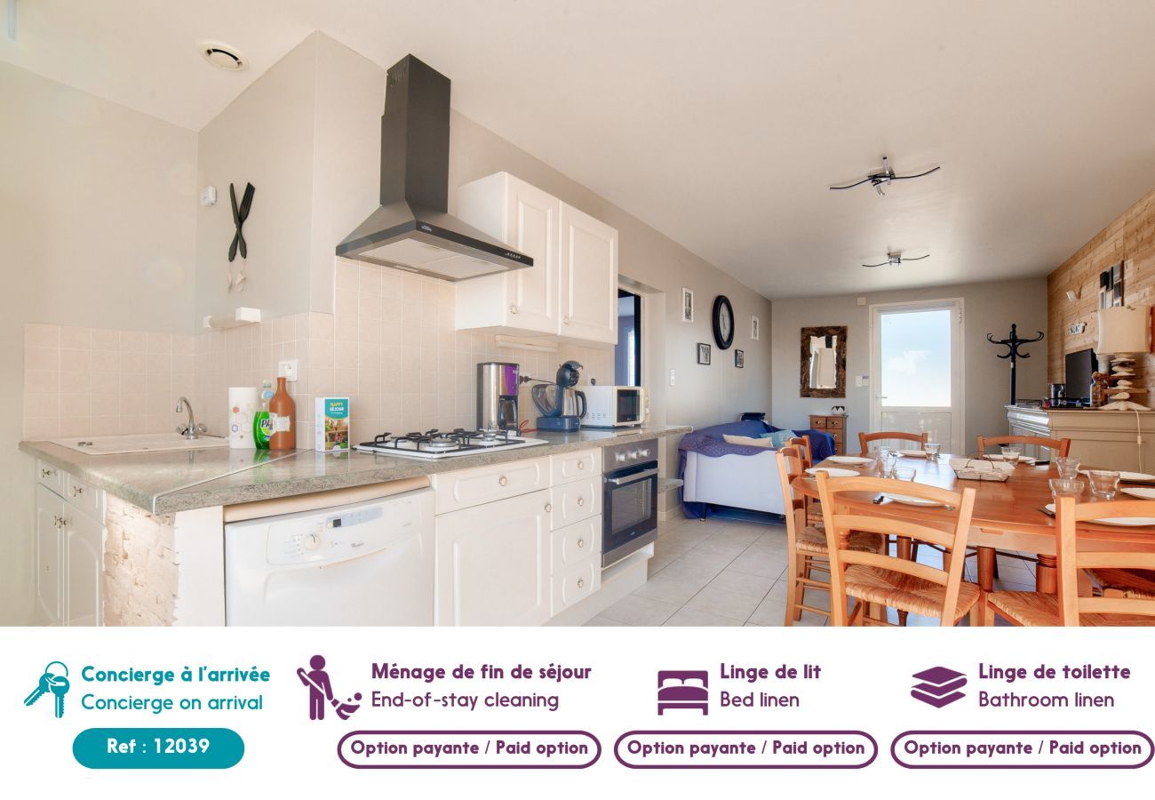 Casa en Saint-Vincent-sur-Jard - Casa para 10 - Laguna natural y relax