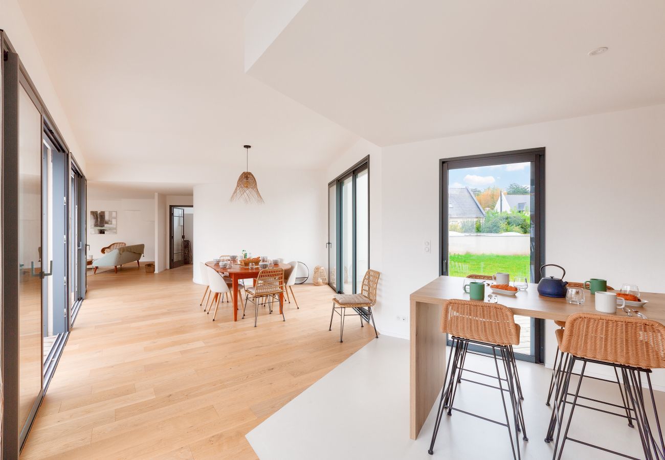 Casa en Pléneuf-Val-André - 800m de la playa, casa nueva para 10, piscina
