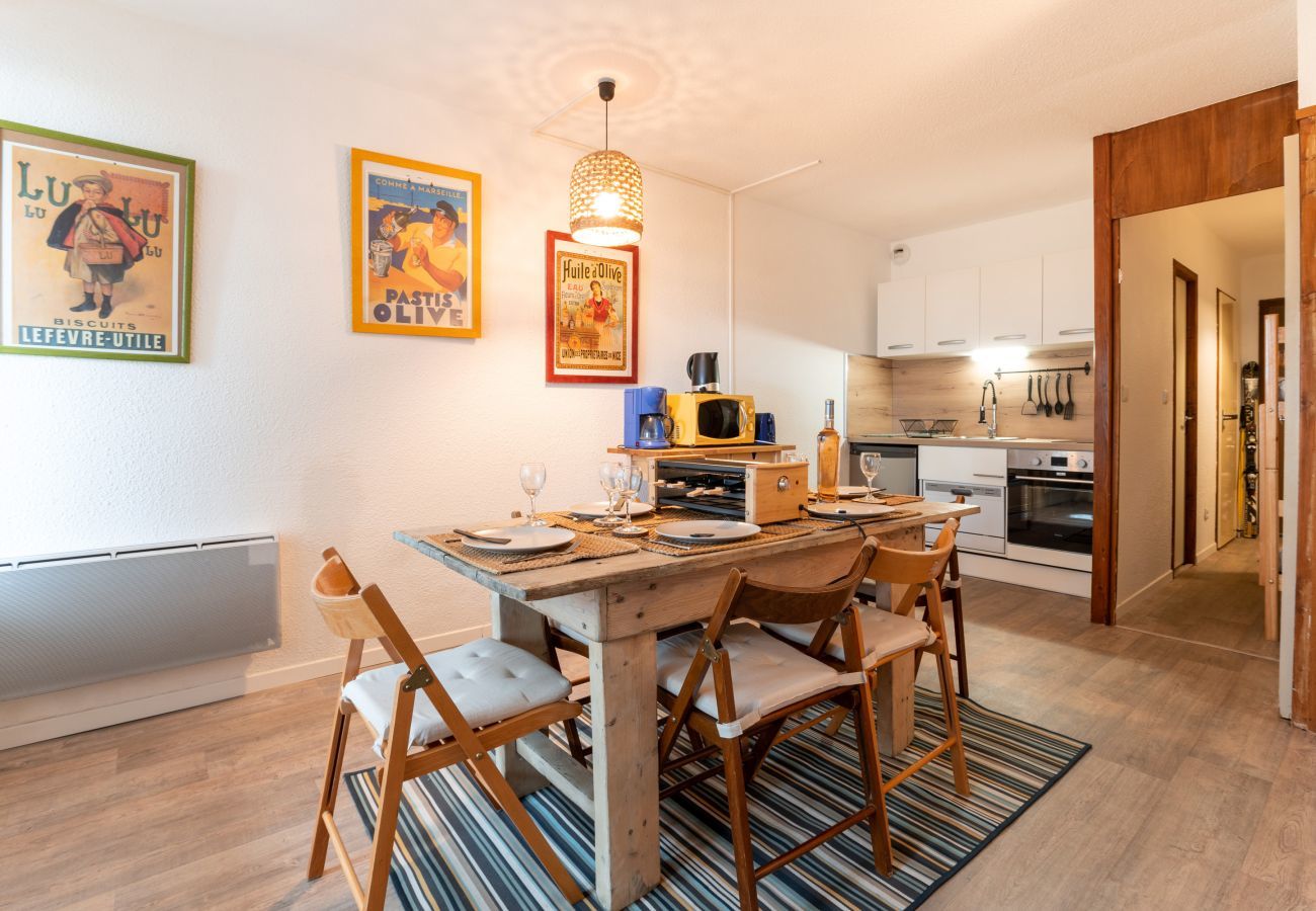 Apartamento en Le Dévoluy - Le Dévoluy, apartamento para 6 con balcón