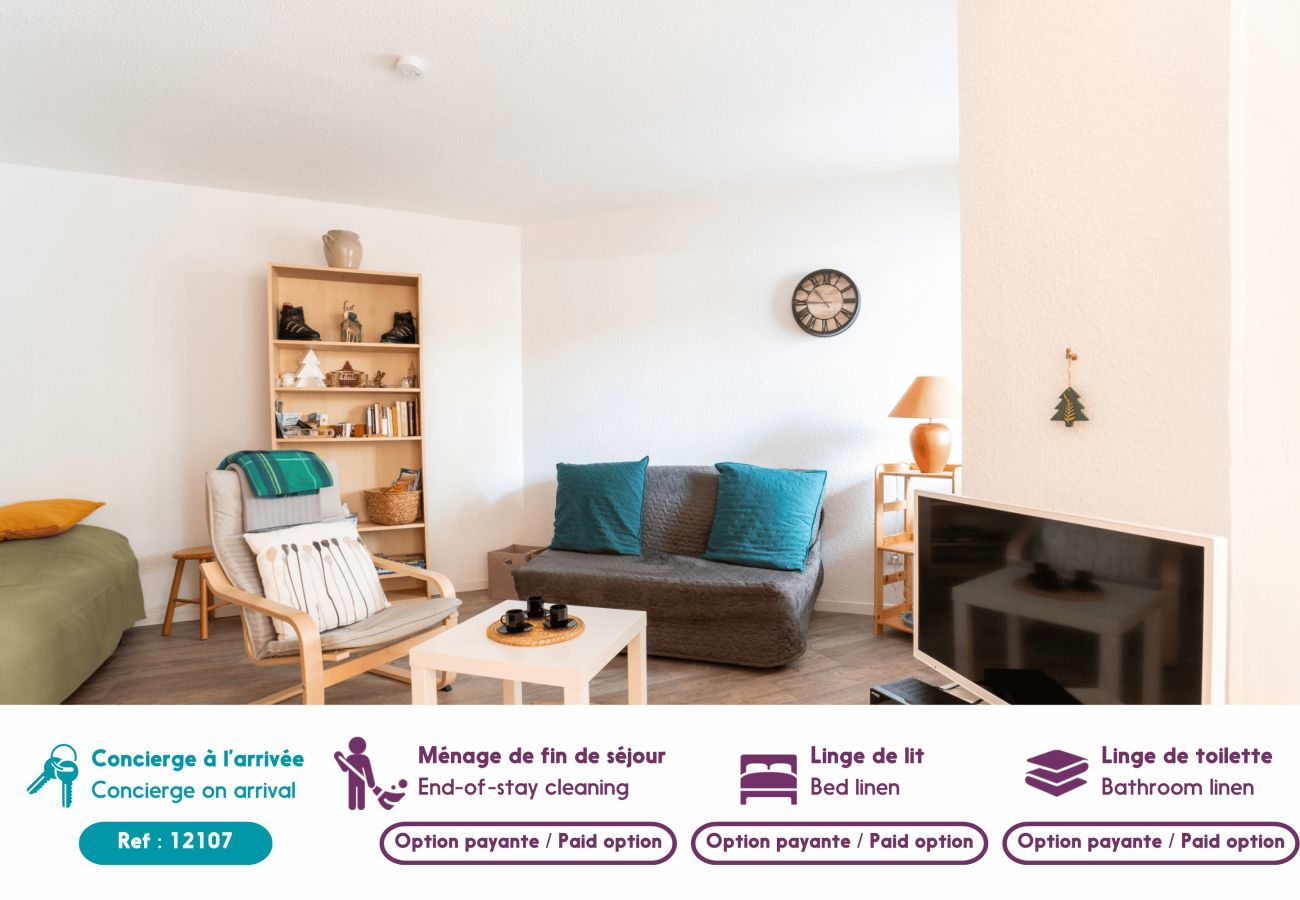 Apartamento en Le Dévoluy - Le Dévoluy, apartamento para 6 con balcón