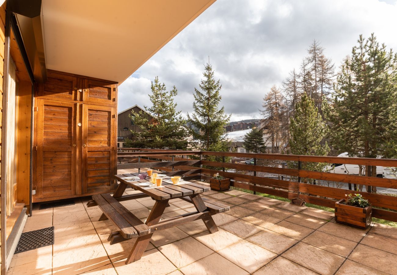 Apartamento en Le Dévoluy - La Joue du Loup, piso para 4 con terraza