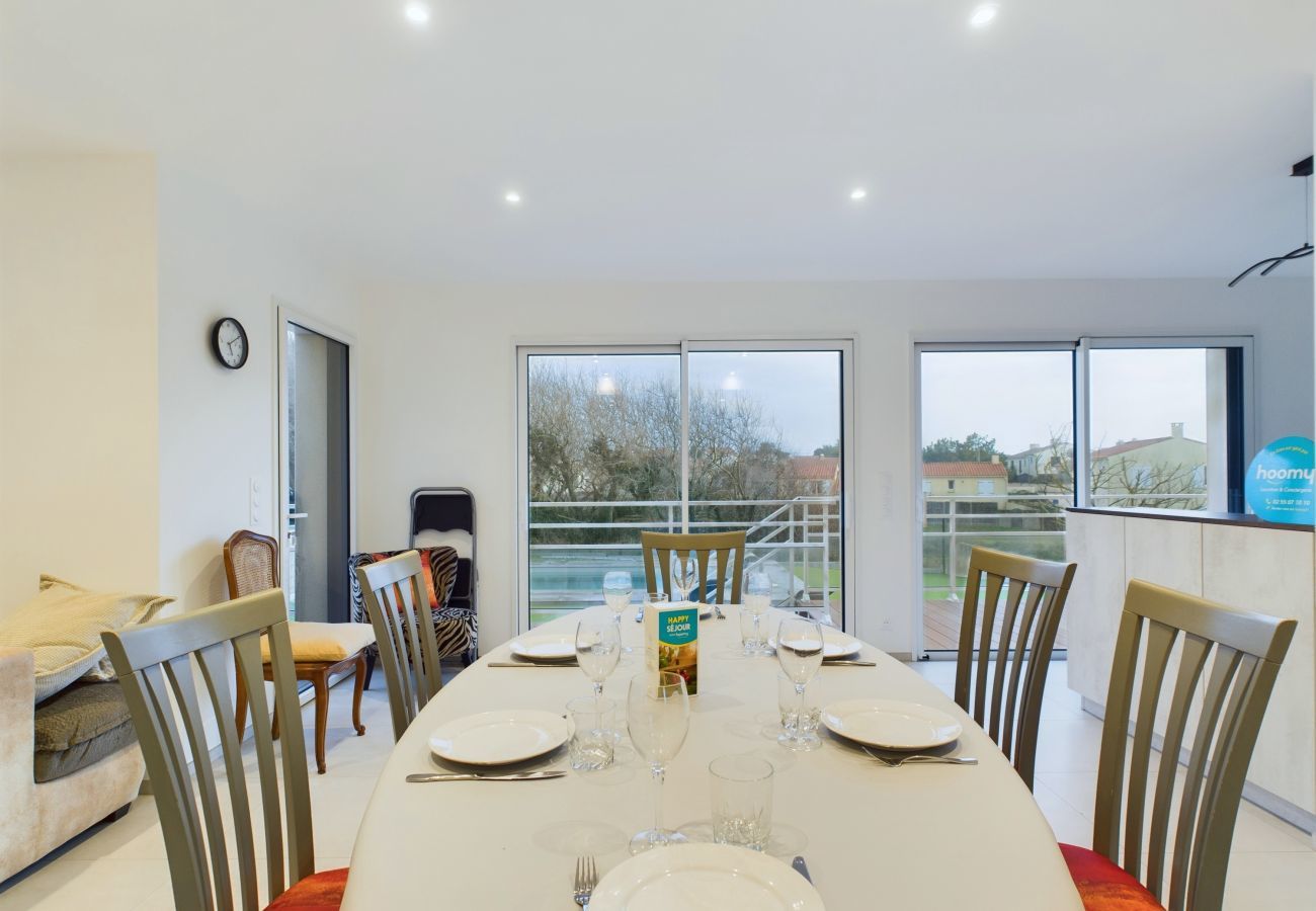 Casa en Bretignolles-sur-Mer - 350m de la playa, casa para 7con piscina