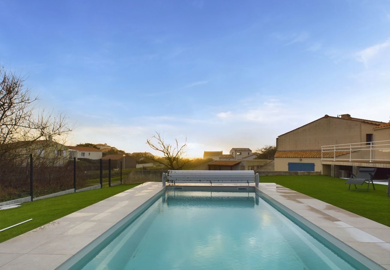 Casa en Bretignolles-sur-Mer - 350m de la playa, casa para 7con piscina