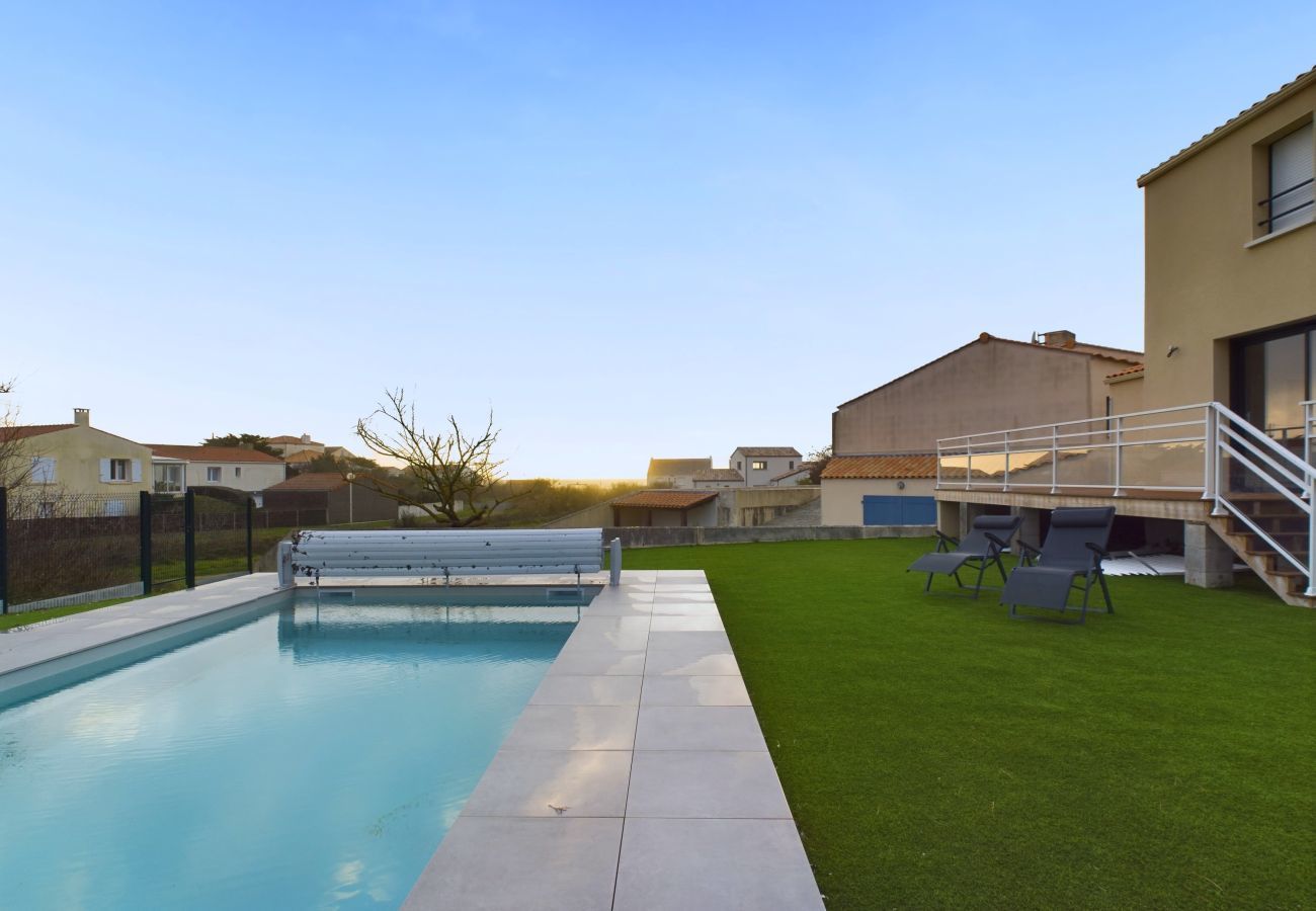 Casa en Bretignolles-sur-Mer - 350m de la playa, casa para 7con piscina