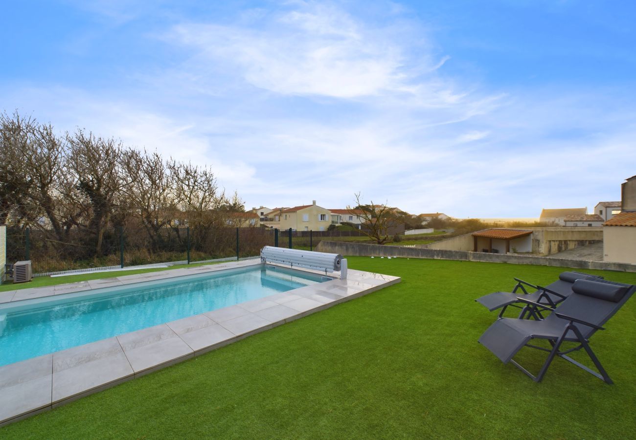 Casa en Bretignolles-sur-Mer - 350m de la playa, casa para 7con piscina