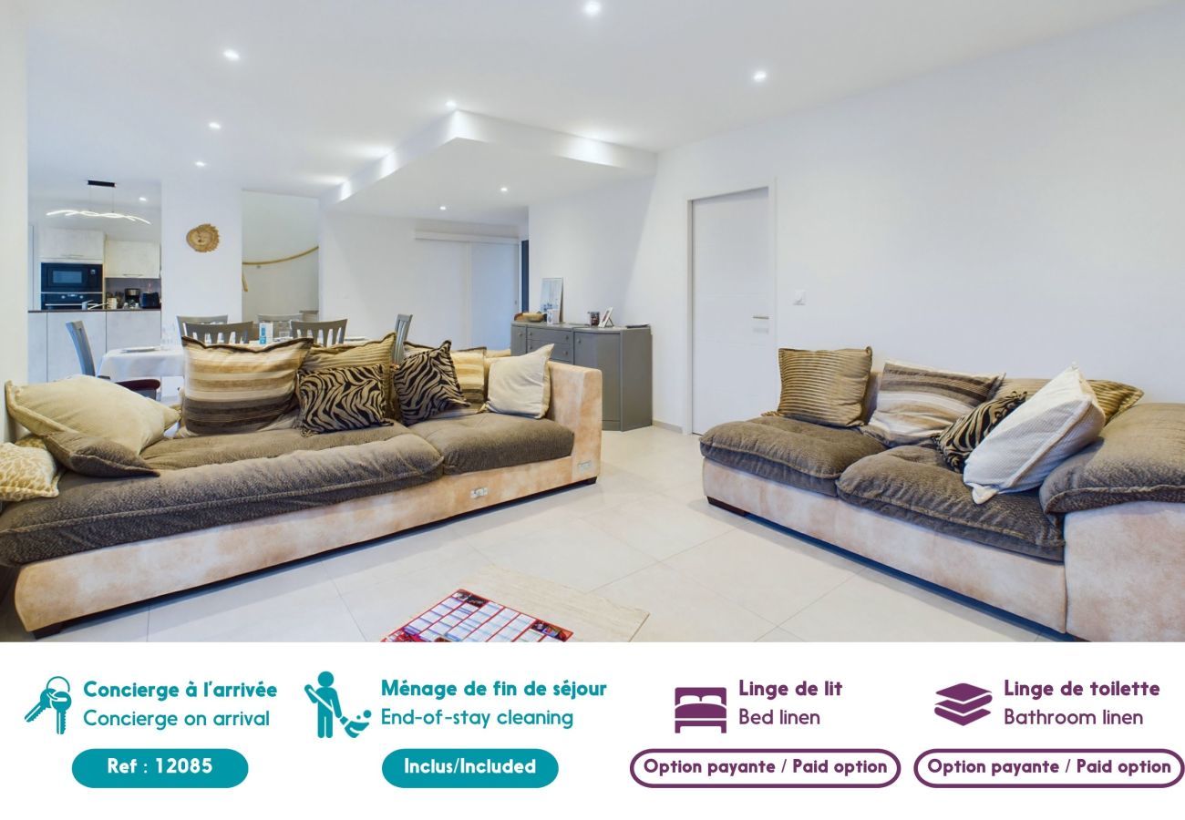 Casa en Bretignolles-sur-Mer - 350m de la playa, casa para 7con piscina