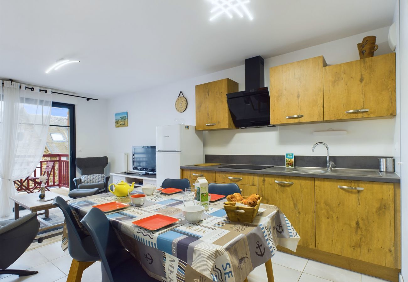 Apartamento en Pléneuf-Val-André - A 45m de la playa - Vista al mar - Piso para 4 