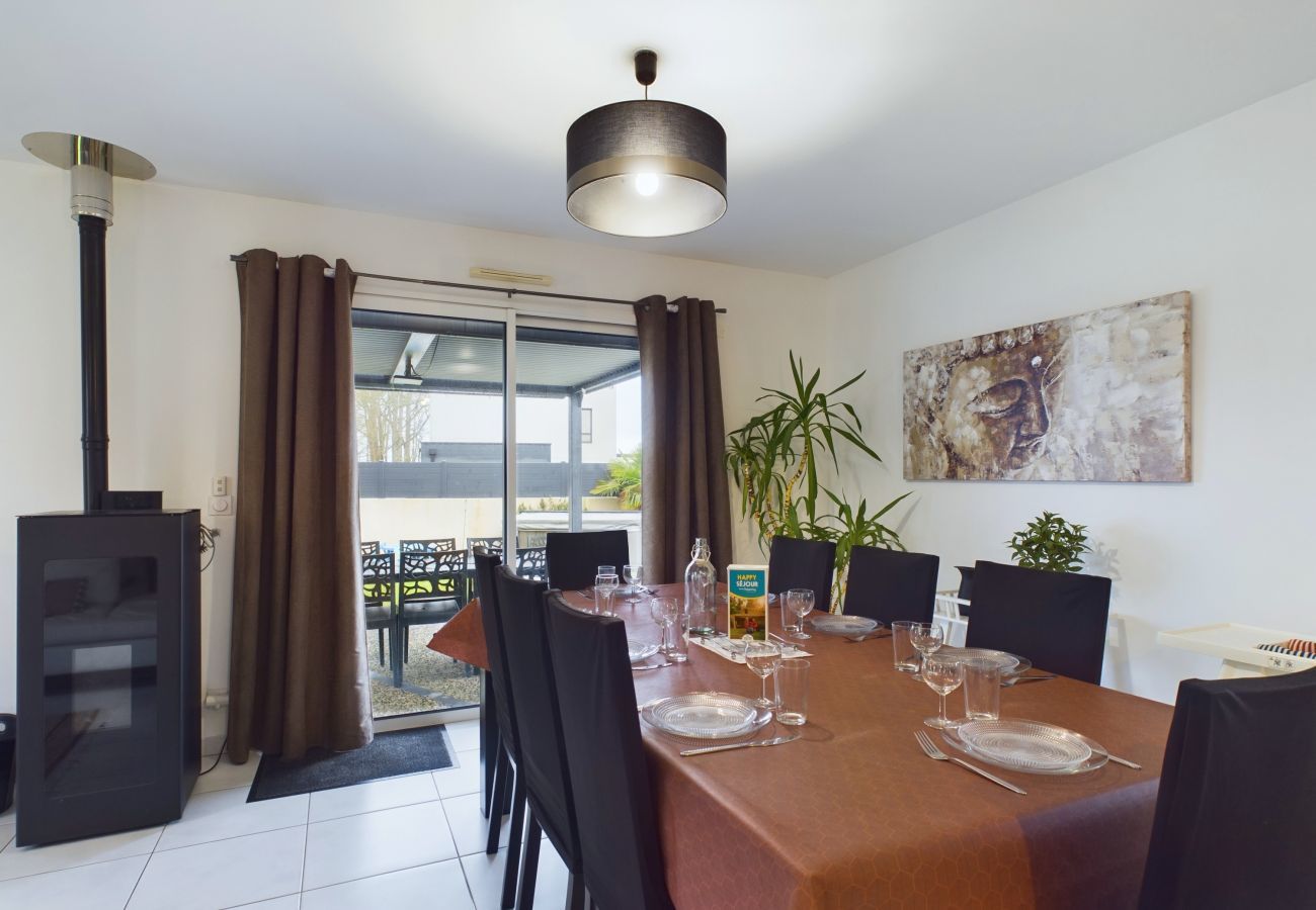 Casa en Saint-Hilaire-de-Riez - Casa con jardín y jacuzzi para 8 personas