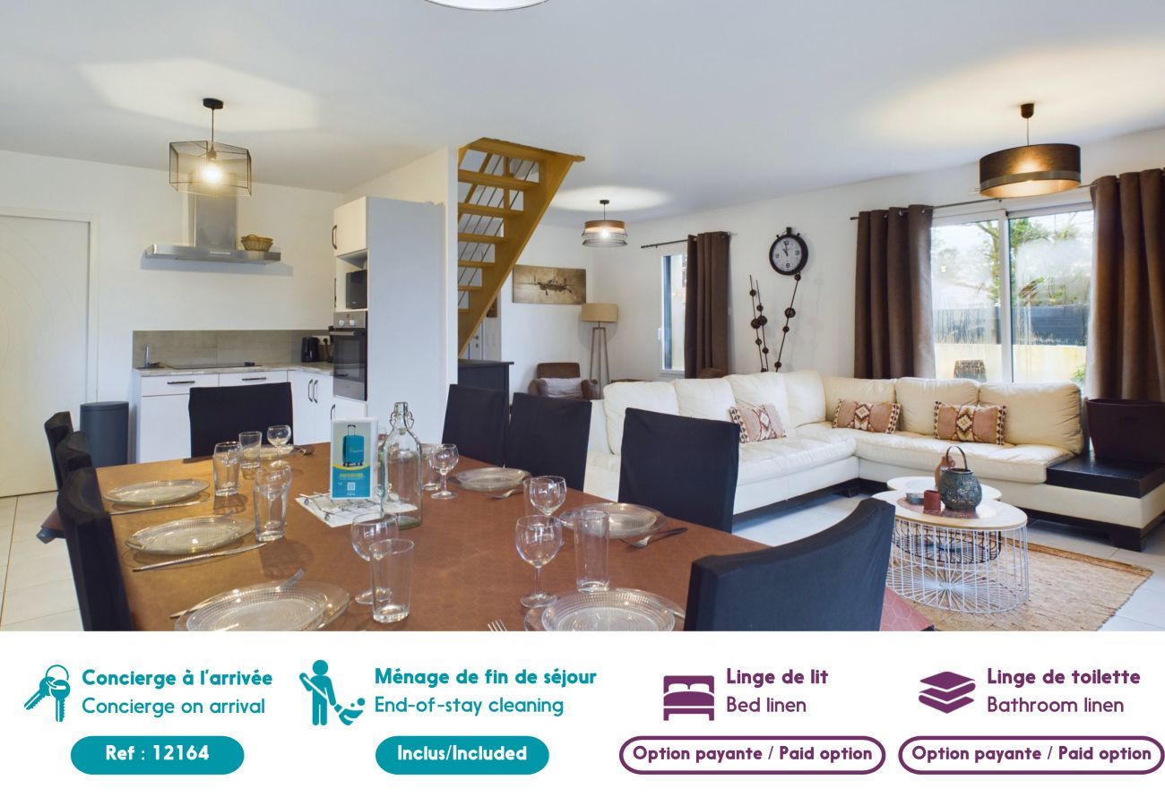 Casa en Saint-Hilaire-de-Riez - Casa con jardín y jacuzzi para 8 personas