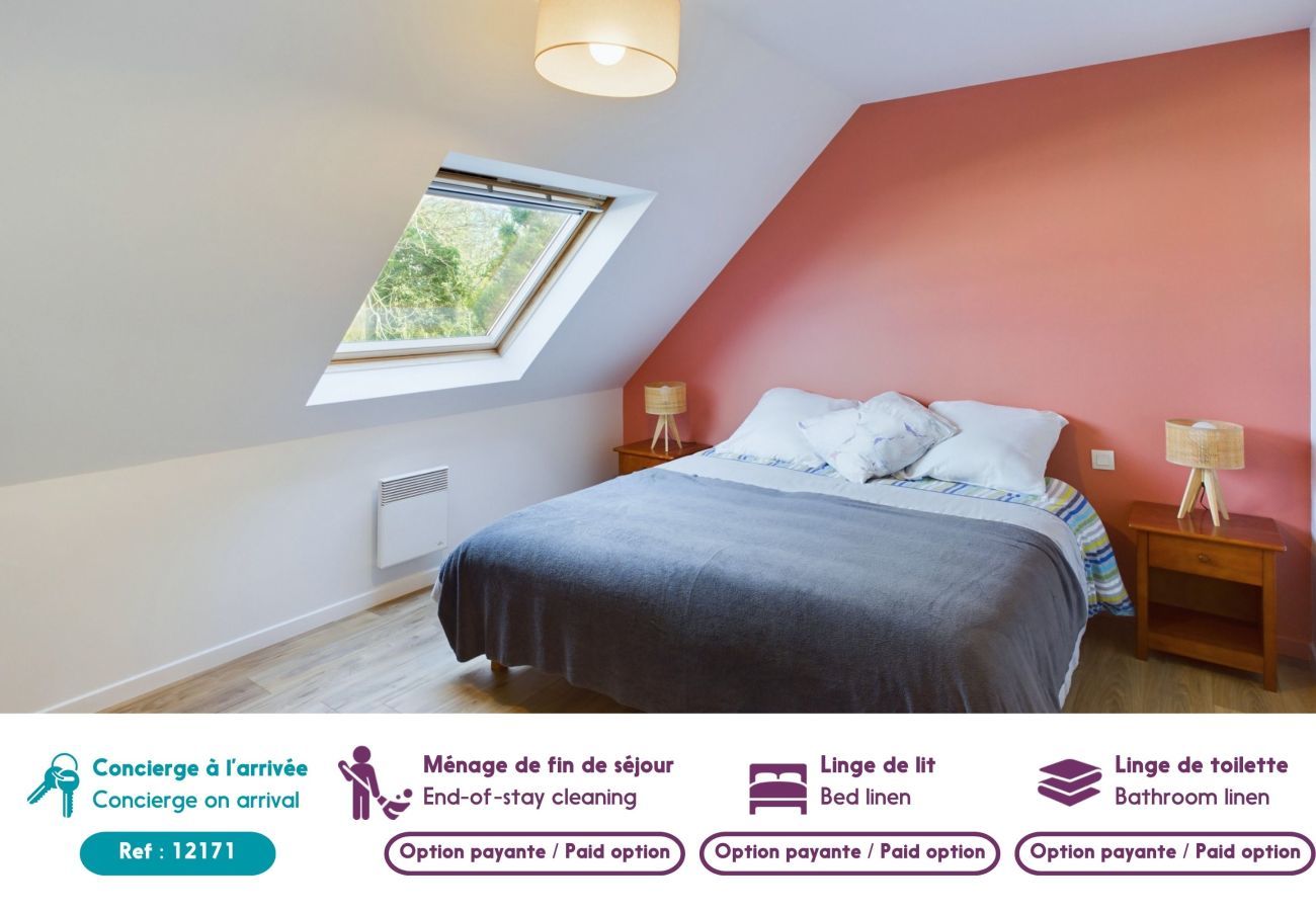 Casa en Plomeur - Casa para 8 en Plomeur - Gran jardín 