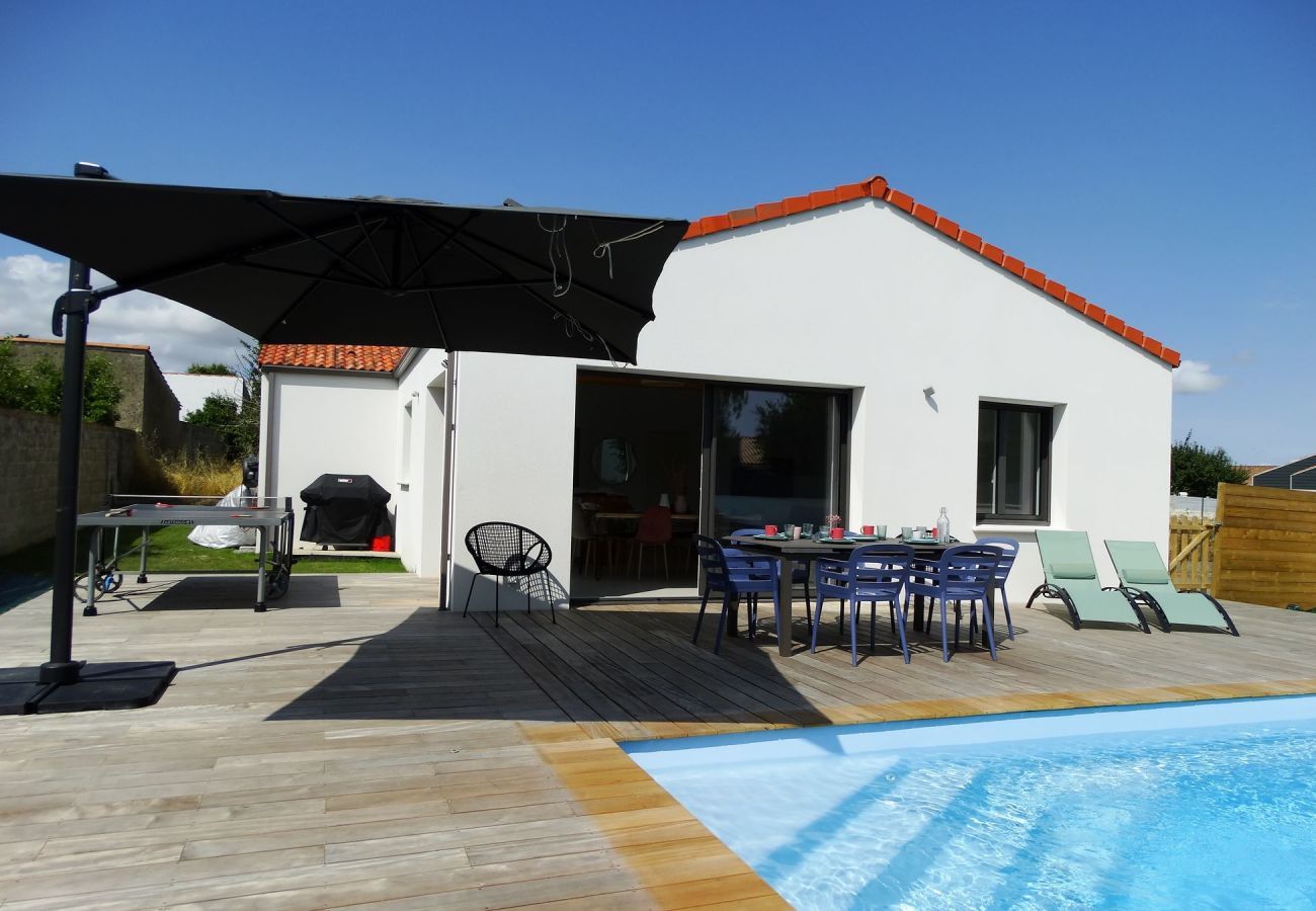 Casa en Saint-Hilaire-de-Riez - Casa 6 con piscina climatizada en St-Hilaire