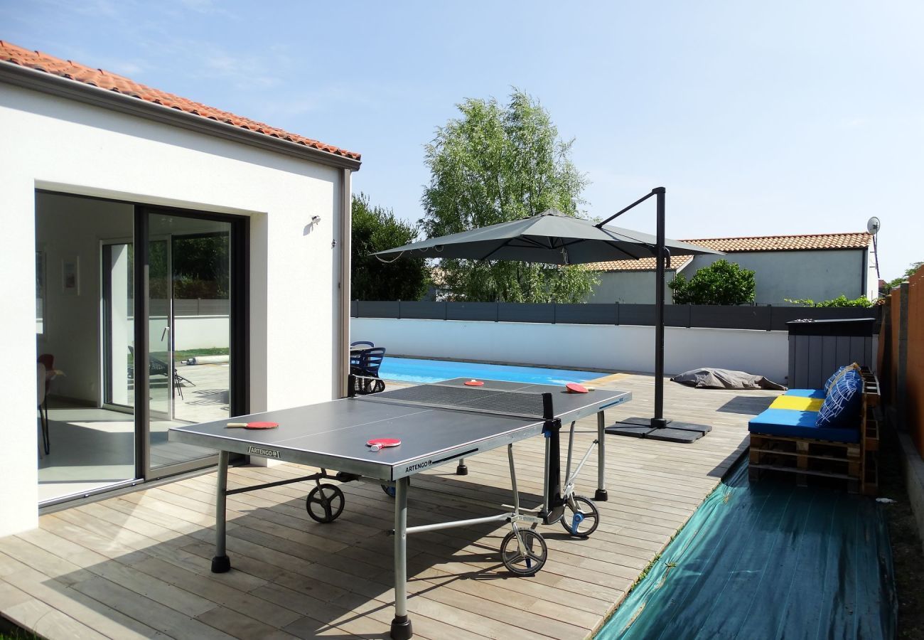 Casa en Saint-Hilaire-de-Riez - Casa 6 con piscina climatizada en St-Hilaire