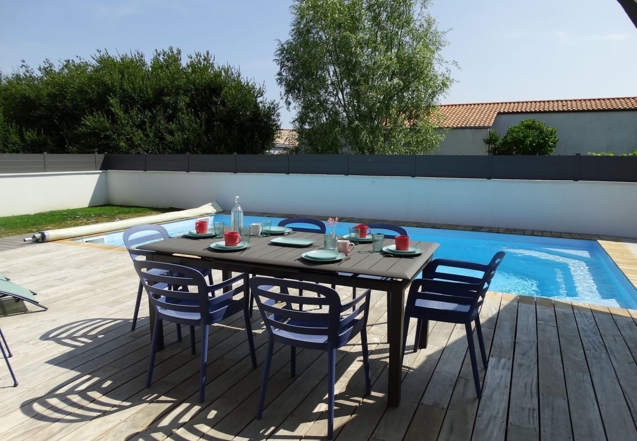 Casa en Saint-Hilaire-de-Riez - Casa 6 con piscina climatizada en St-Hilaire