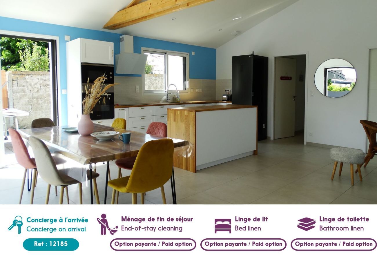 Casa en Saint-Hilaire-de-Riez - Casa 6 con piscina climatizada en St-Hilaire