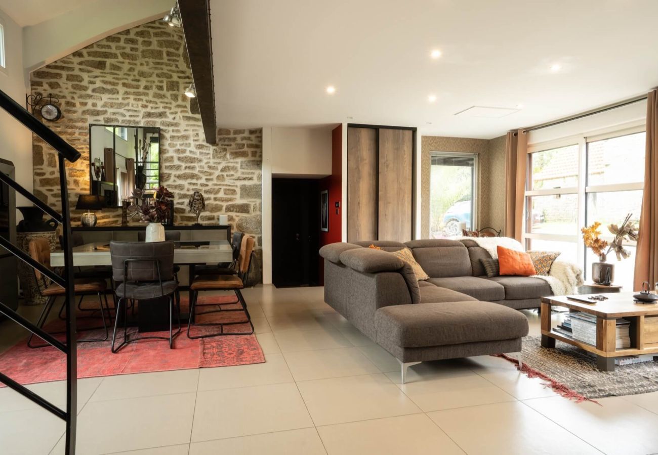Villa en Guissény - Villa Ty Amor- Gran jardín y jacuzzi para 9