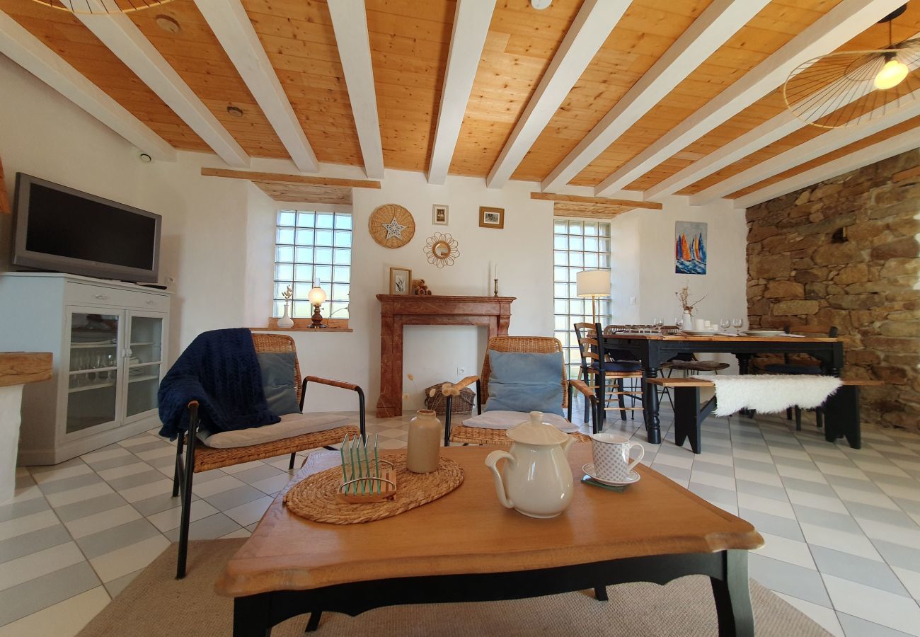 Casa en Guissény - Bonita casa de piedra con gran jardín para 6