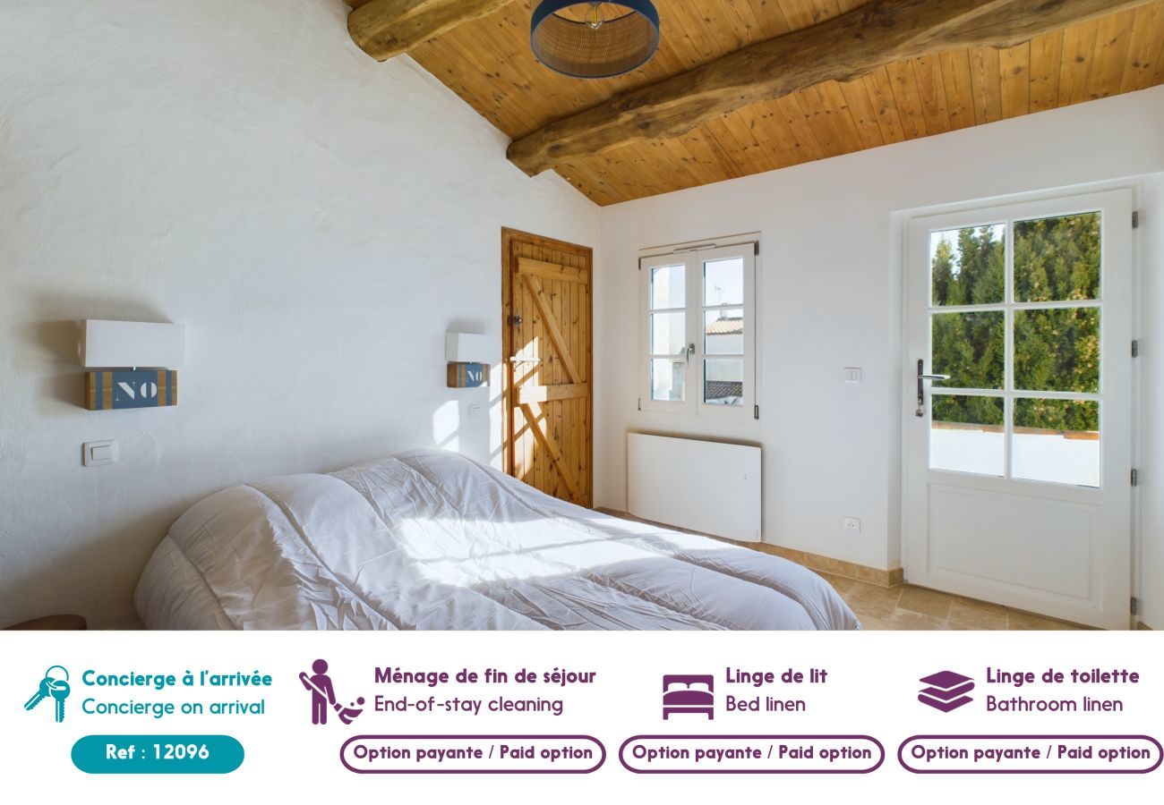 Casa en Noirmoutier-en-l´Ile - A 250 m de la playa de Linière, residencia para 8