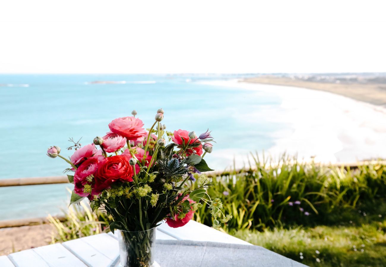 Apartamento en Plouguerneau - Terraza con vistas al mar para 2 en Plouguerneau