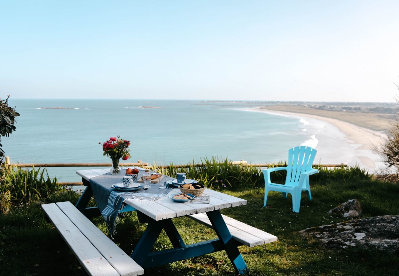 Apartamento en Plouguerneau - Terraza con vistas al mar para 2 en Plouguerneau